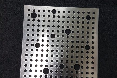 Perforated sq hole 23